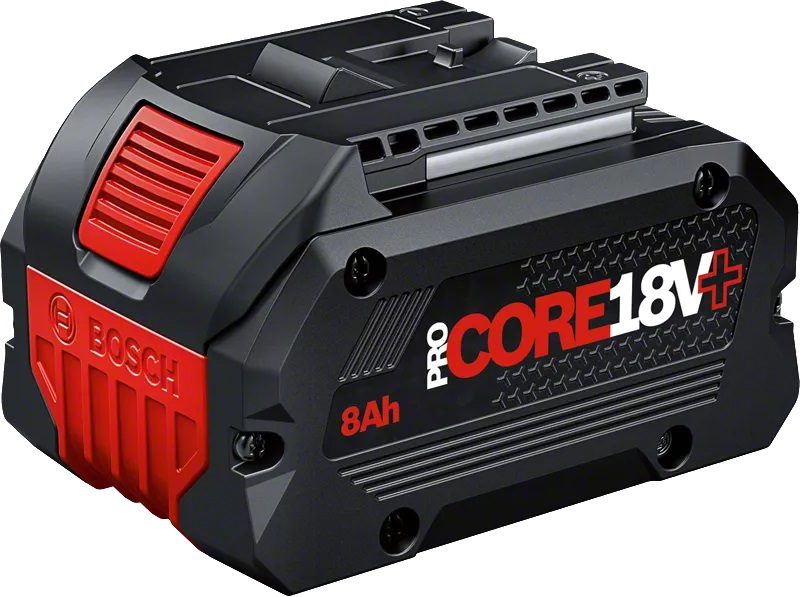 Bosch aku 18V 8.0Ah ProCORE PLUS kuni 71% enam tööd!