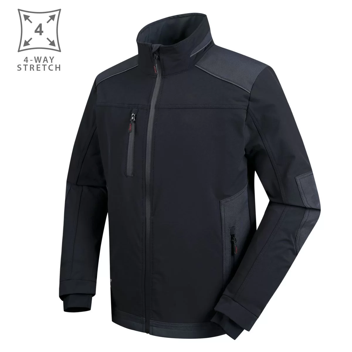 Pesso Titan 4Way Stretch jacka, must