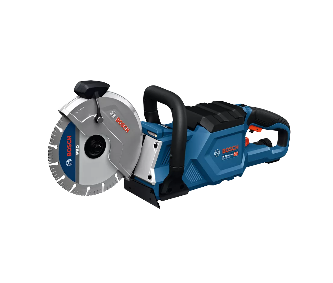 Sladdlös skivskär-diamantsåg Bosch GCS 18V-230, skärdjup 83 mm, 5,35 kg